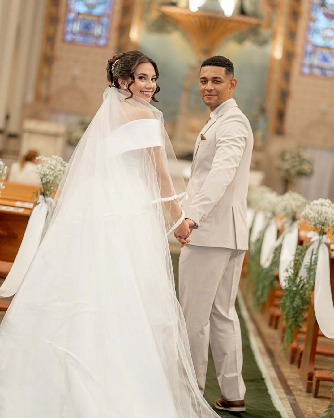 CASAMENTO NA IGREJA NOSSA SENHORA DO ROSÁRIO DE POMPÉIA EM SANTOS-SP