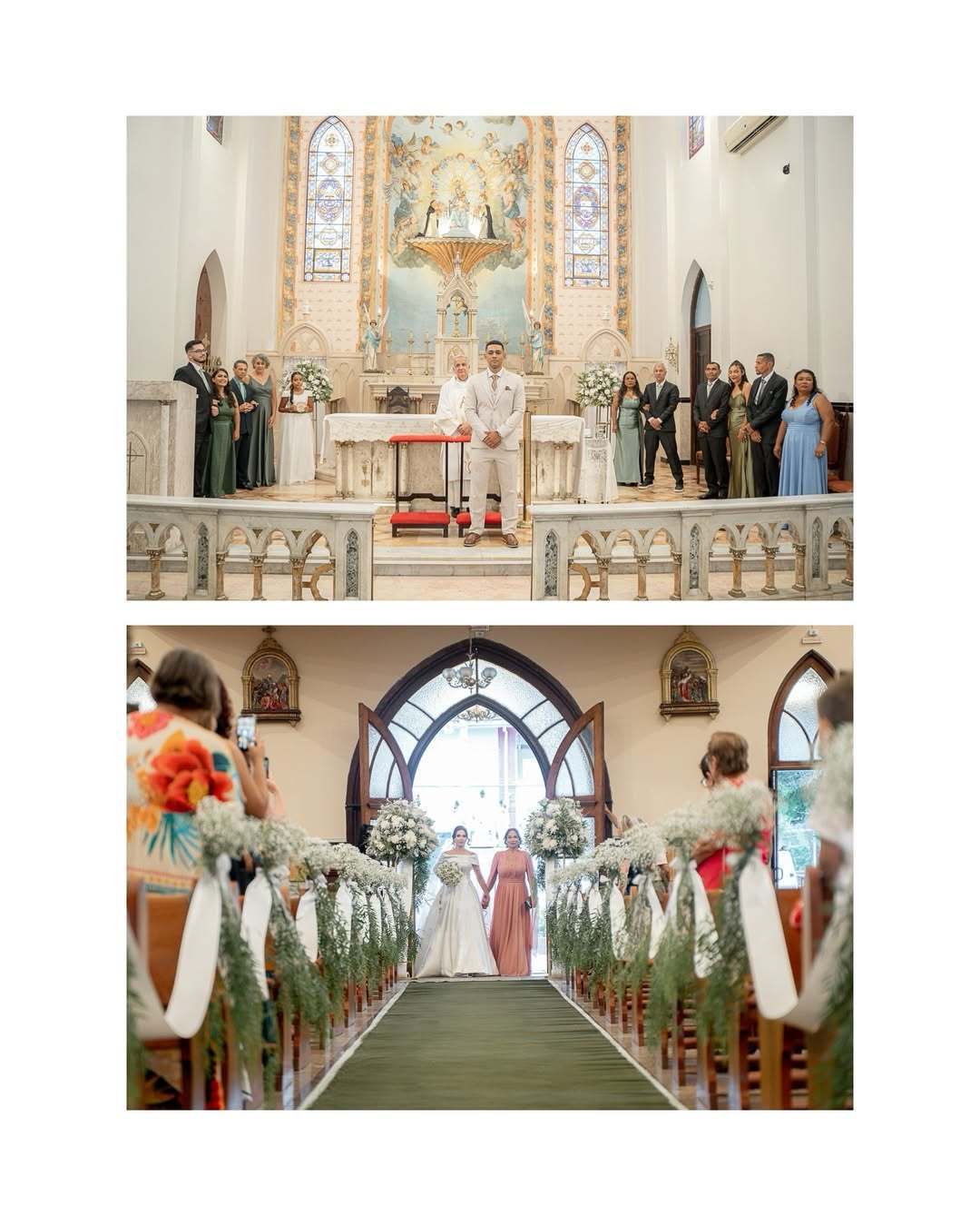 CASAMENTO NA IGREJA NOSSA SENHORA DO ROSÁRIO DE POMPÉIA EM SANTOS-SP