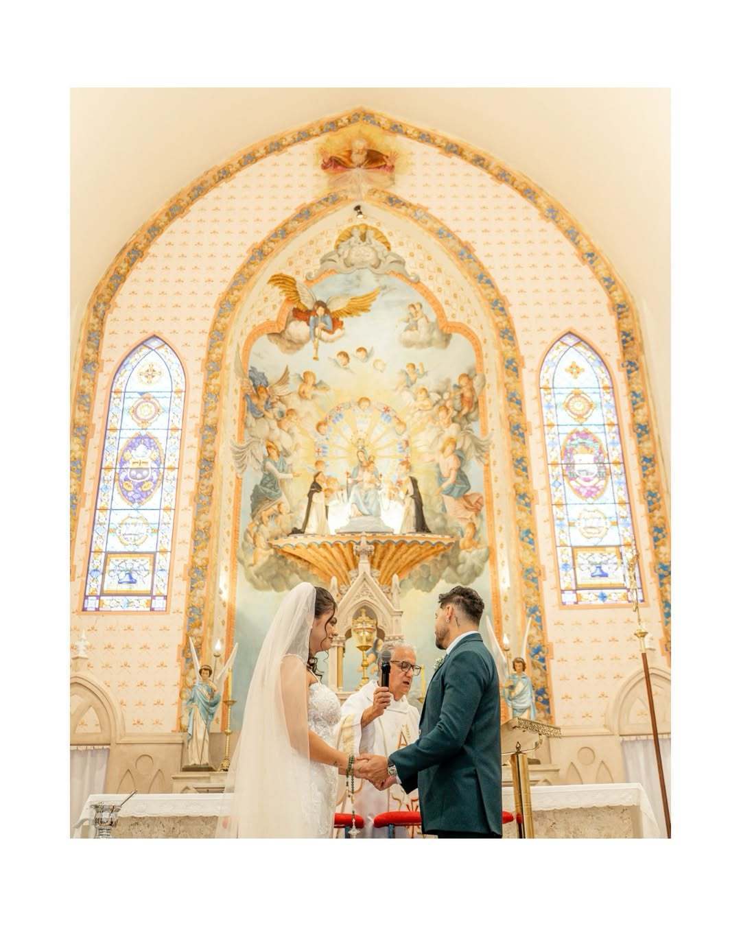 CASAMENTO NA IGREJA NOSSA SENHORA DO ROSÁRIO DE POMPÉIA EM SANTOS-SP