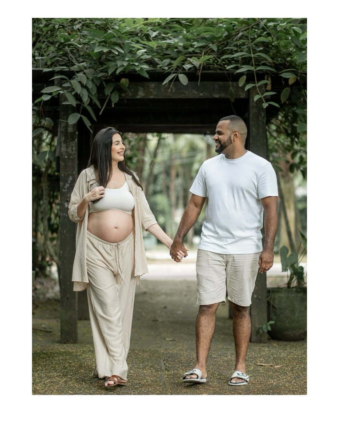 ENSAIO DE GESTANTE NO JARDIM BOTÂNICO DE SANTOS-SP