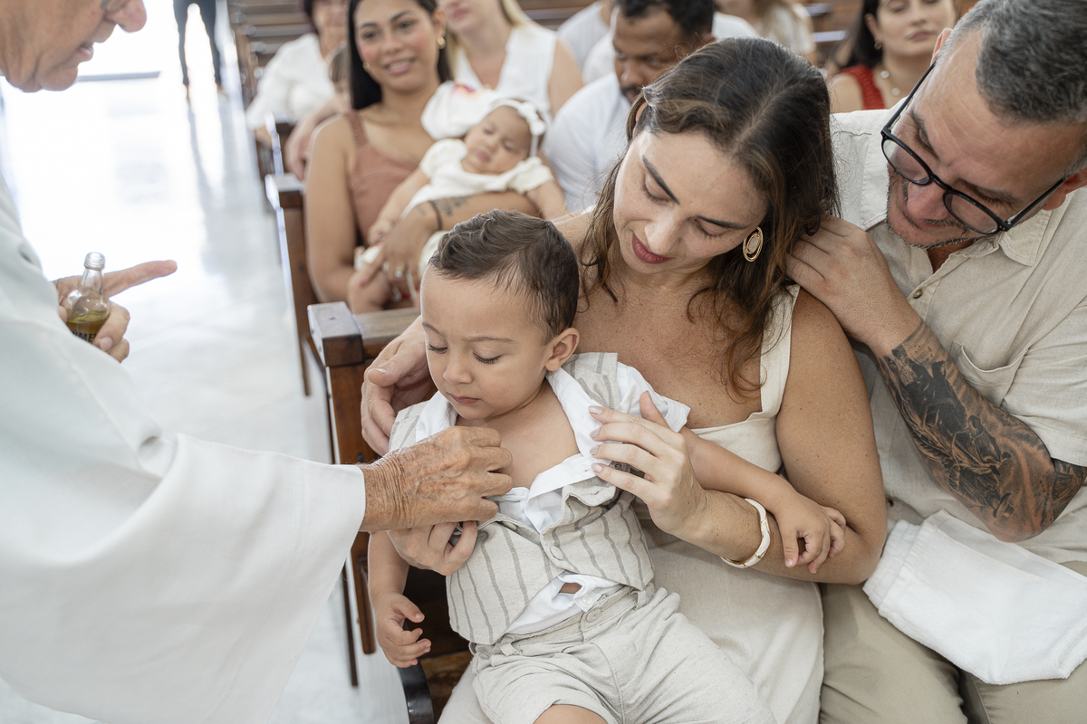BATIZADO NA IGREJA NOSSA SENHORA DAS GRAÇAS - SÃO VICENTE-SP