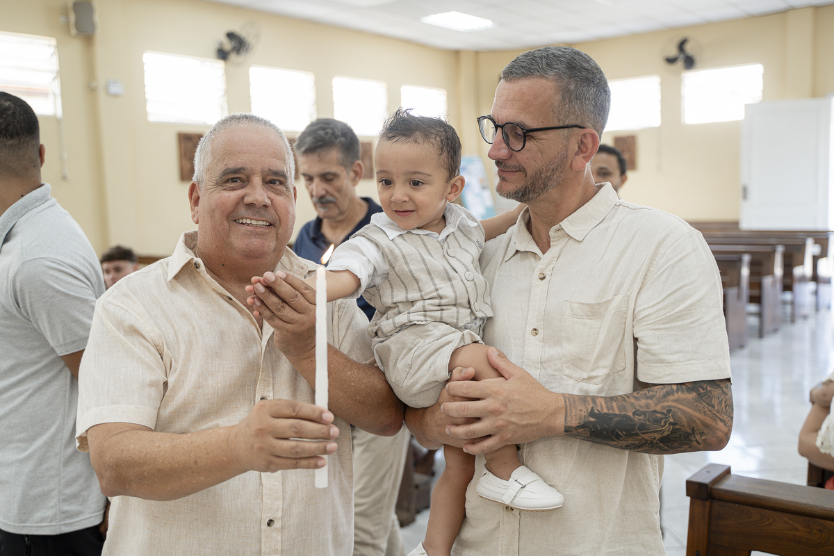BATIZADO NA IGREJA NOSSA SENHORA DAS GRAÇAS - SÃO VICENTE-SP