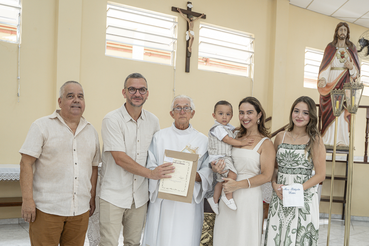 BATIZADO NA IGREJA NOSSA SENHORA DAS GRAÇAS - SÃO VICENTE-SP