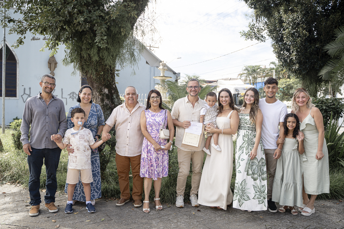 BATIZADO NA IGREJA NOSSA SENHORA DAS GRAÇAS - SÃO VICENTE-SP