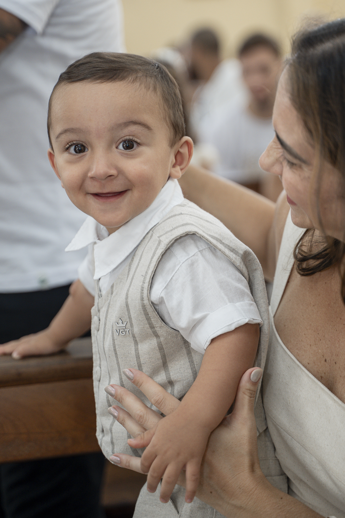BATIZADO NA IGREJA NOSSA SENHORA DAS GRAÇAS - SÃO VICENTE-SP