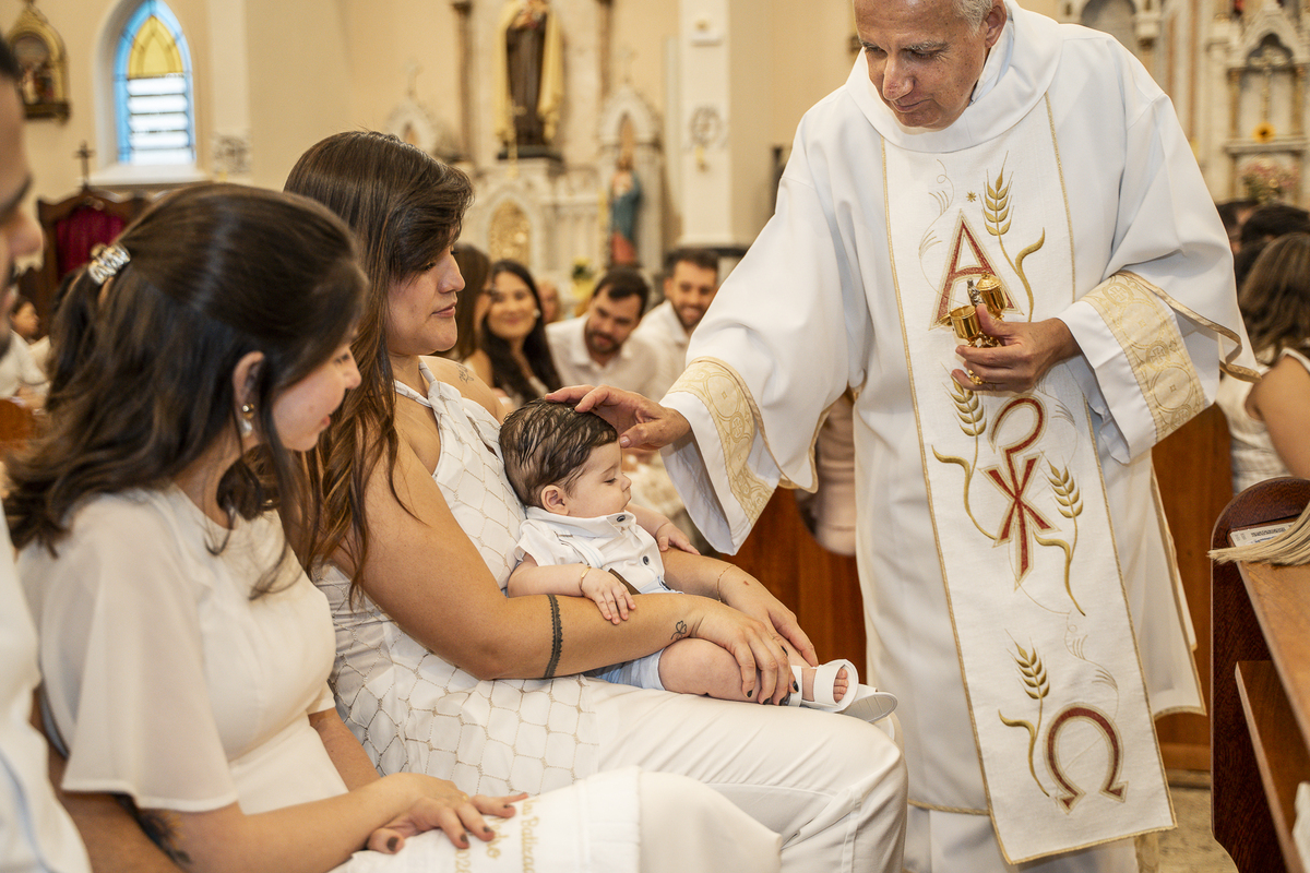 BATIZADO NA PAROQUIA NOSSA SENHORA DO ROSÁRIO DE POMPÉIA - SANTOS-SP