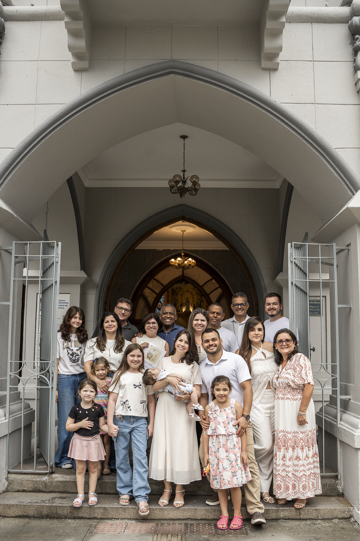 BATIZADO NA PAROQUIA NOSSA SENHORA DO ROSÁRIO DE POMPÉIA - SANTOS-SP