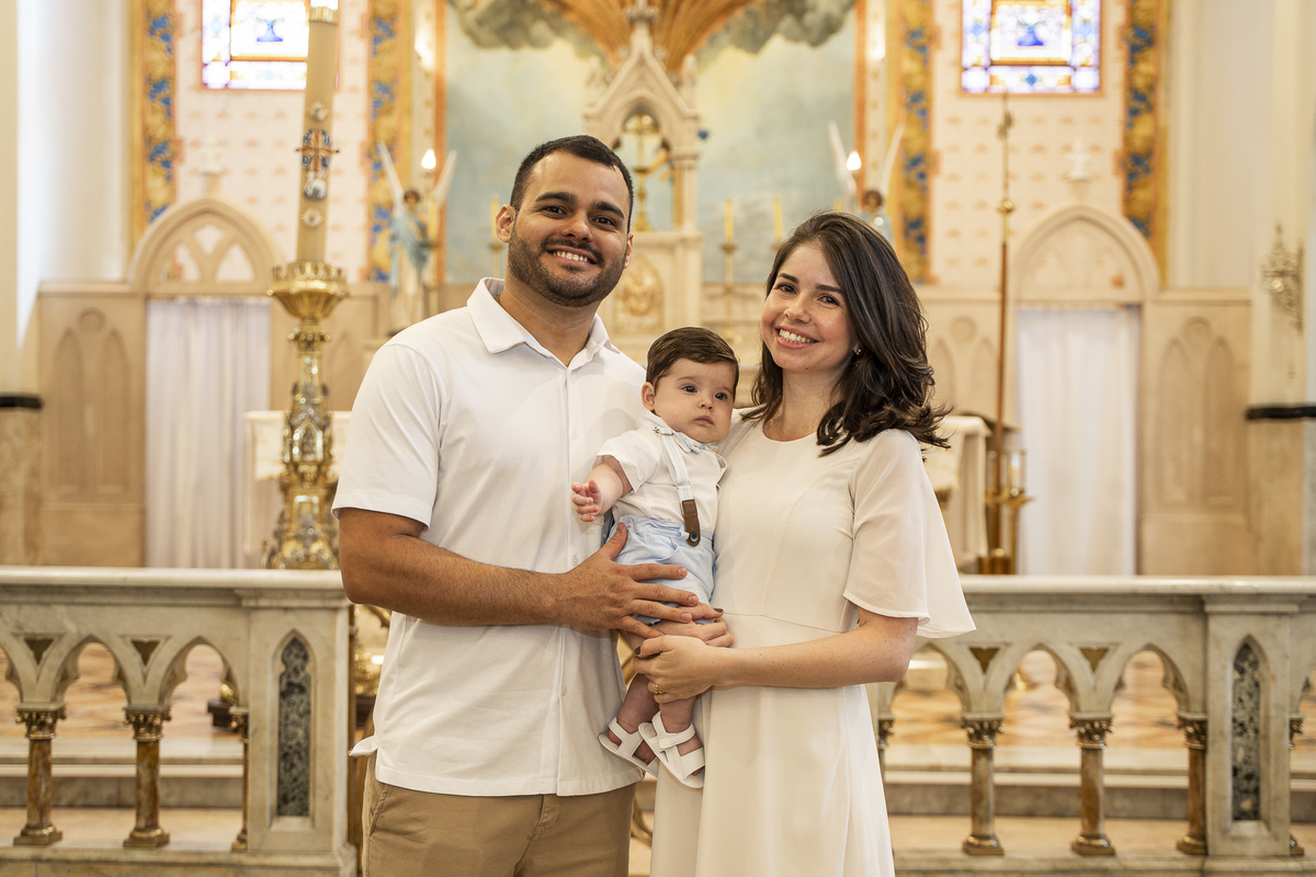 BATIZADO NA PAROQUIA NOSSA SENHORA DO ROSÁRIO DE POMPÉIA - SANTOS-SP