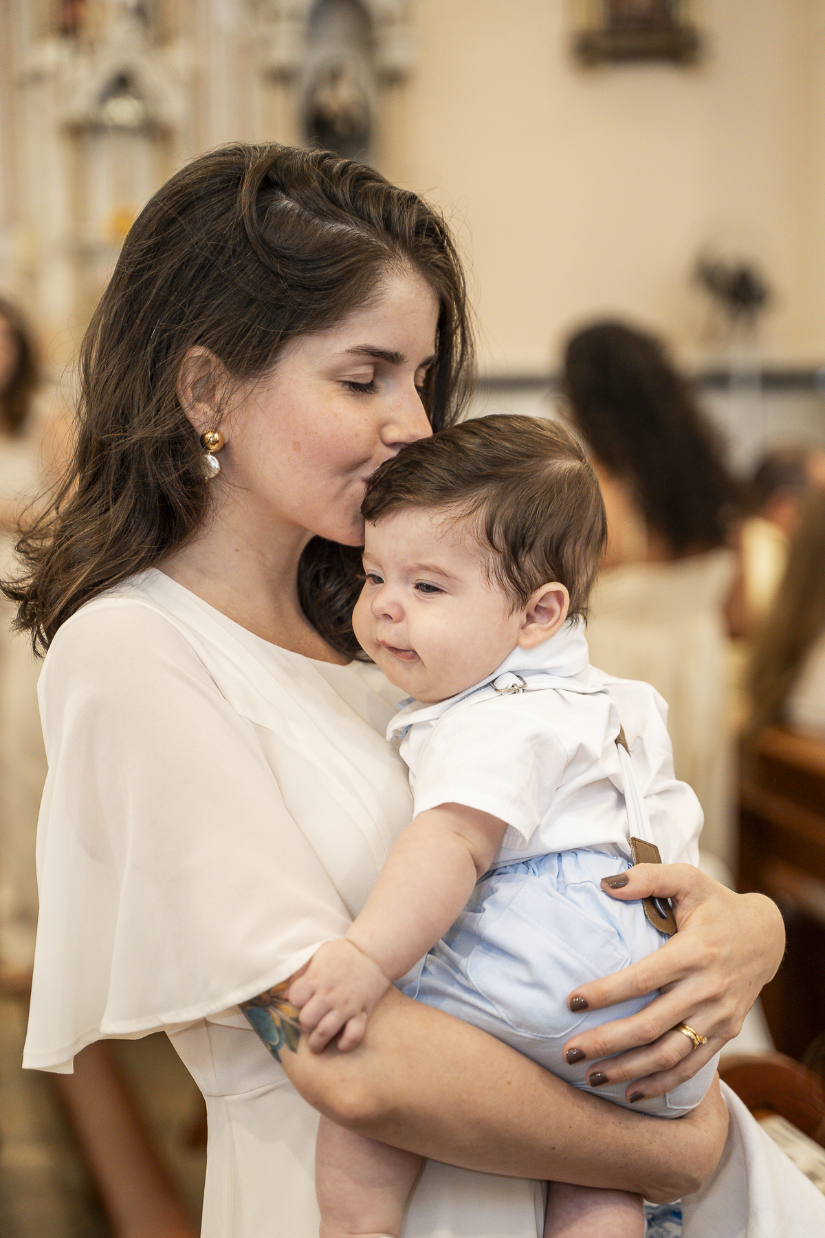 BATIZADO NA PAROQUIA NOSSA SENHORA DO ROSÁRIO DE POMPÉIA - SANTOS-SP