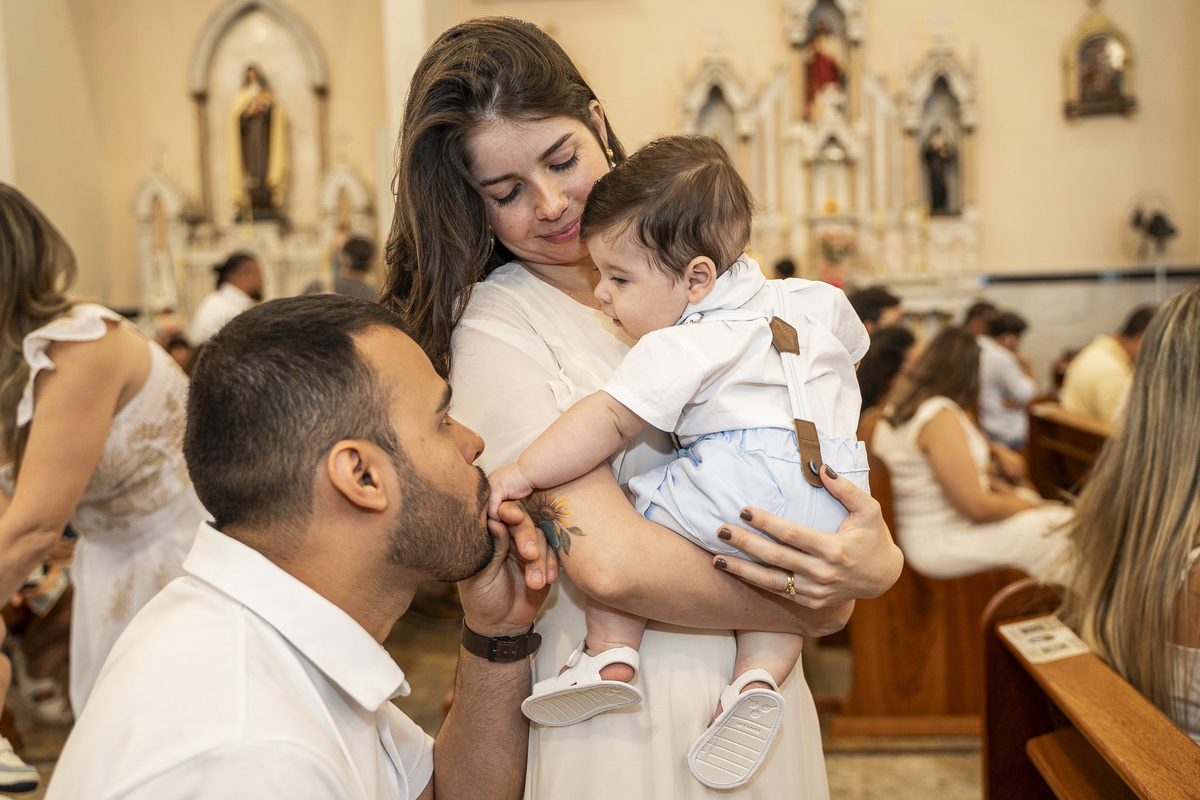 BATIZADO NA PAROQUIA NOSSA SENHORA DO ROSÁRIO DE POMPÉIA - SANTOS-SP