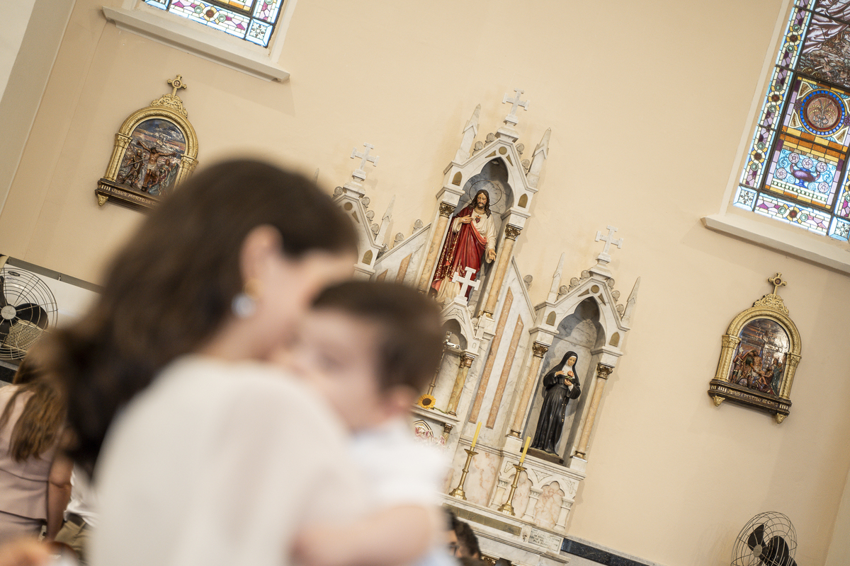BATIZADO NA PAROQUIA NOSSA SENHORA DO ROSÁRIO DE POMPÉIA - SANTOS-SP