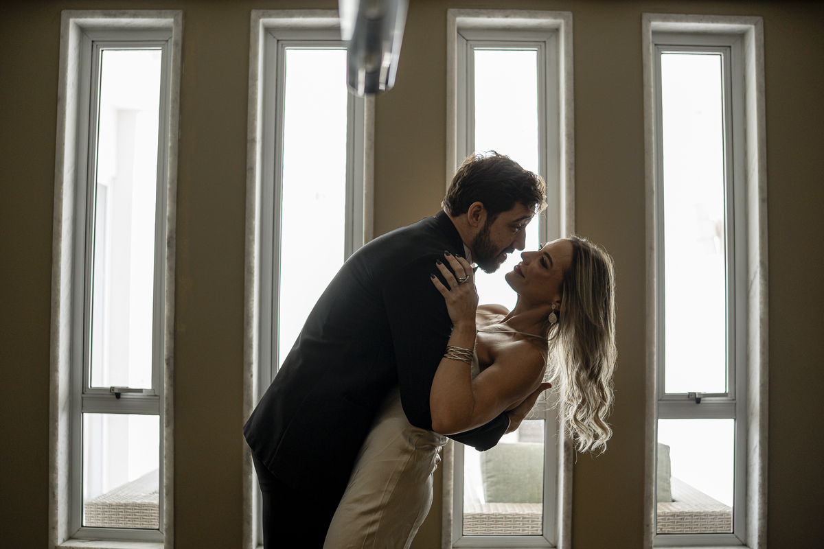 ENSAIO DE CASAL NO HOTEL PARQUE BALNEÁRIO - SANTOS-SP