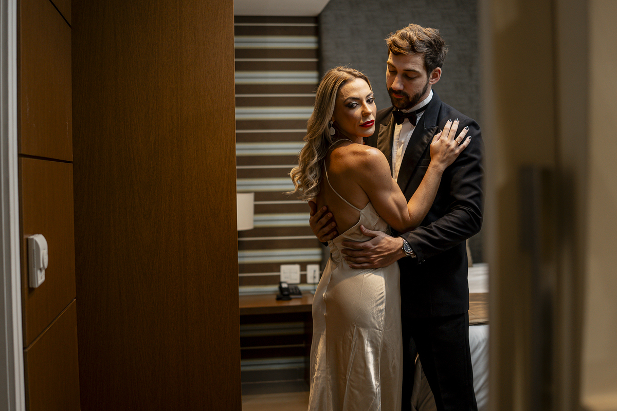 ENSAIO DE CASAL NO HOTEL PARQUE BALNEÁRIO - SANTOS-SP