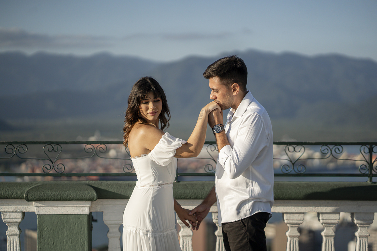 ENSAIO PRE WEDDING NO MONTE SERRAT - SANTOS-SP
