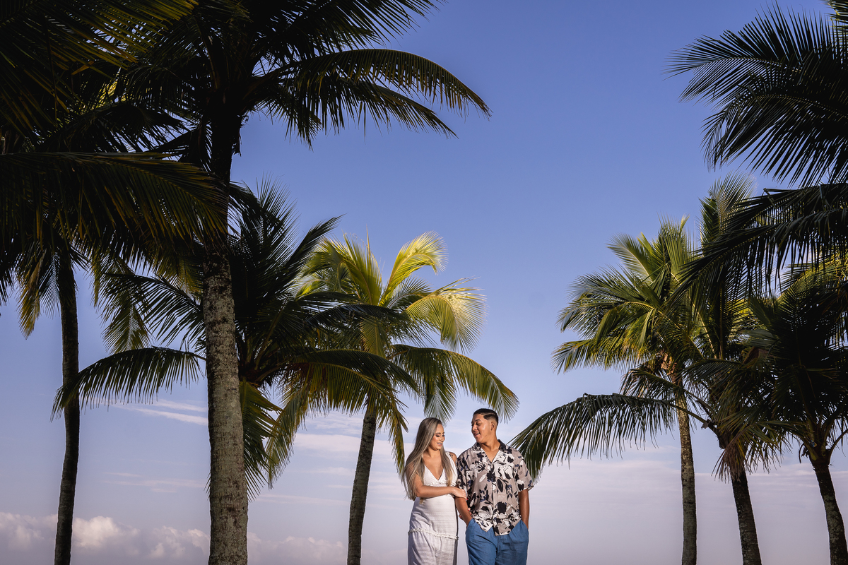 ensaio pre wedding na praia grande