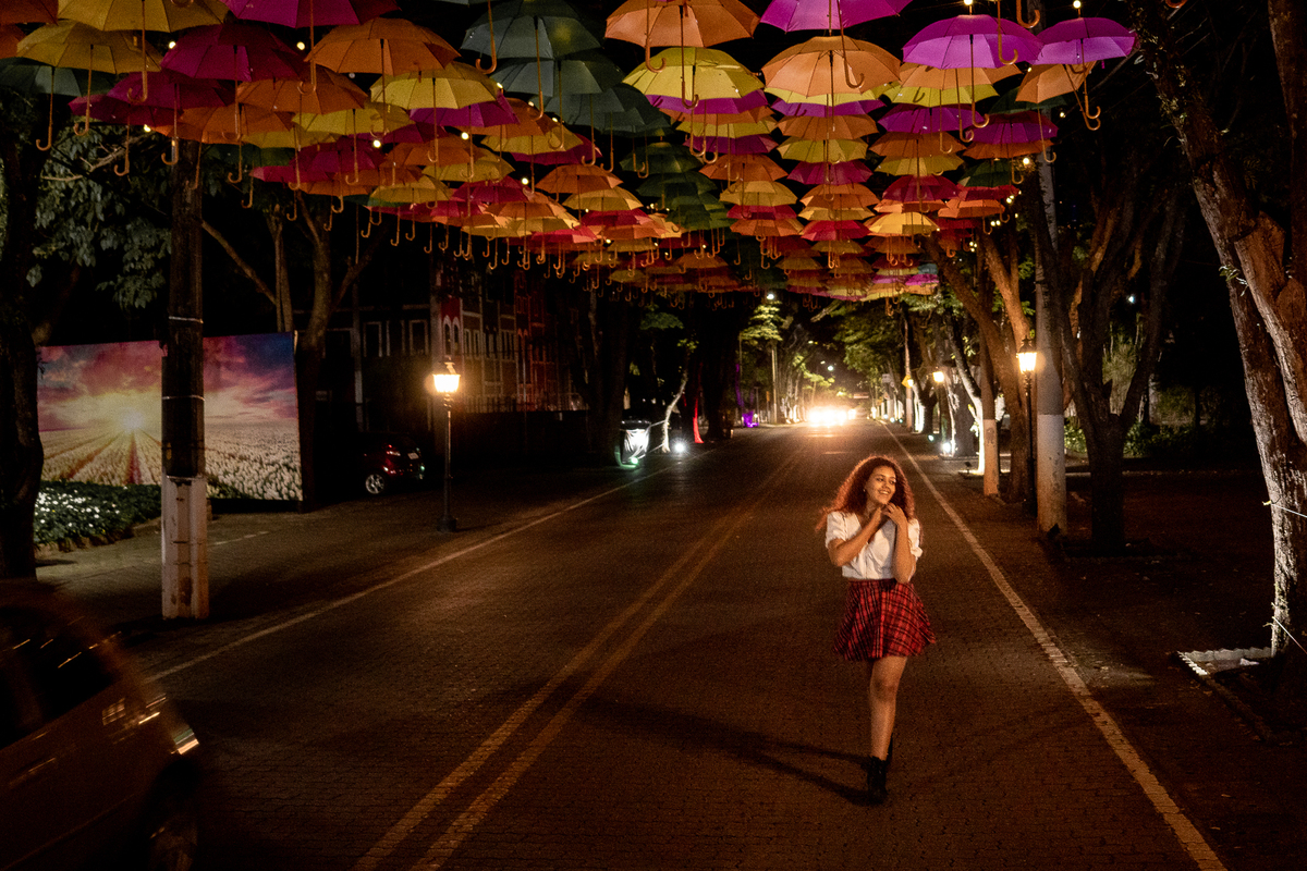 ensaio de noite em holambra