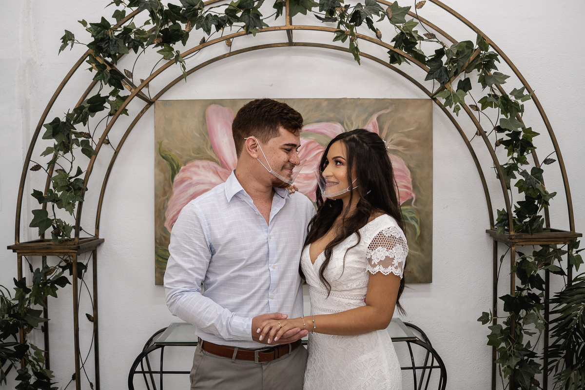 noivos na pandemia cartório