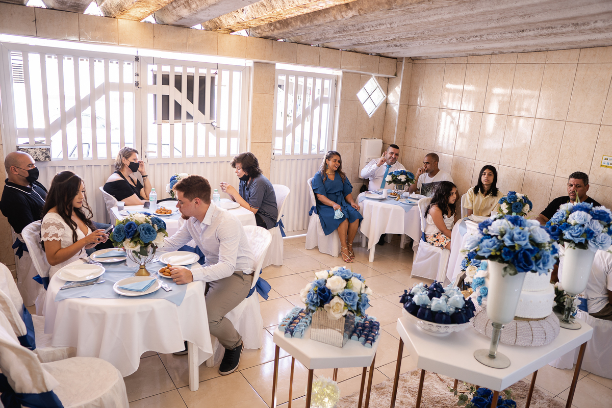 casamento simples em casa