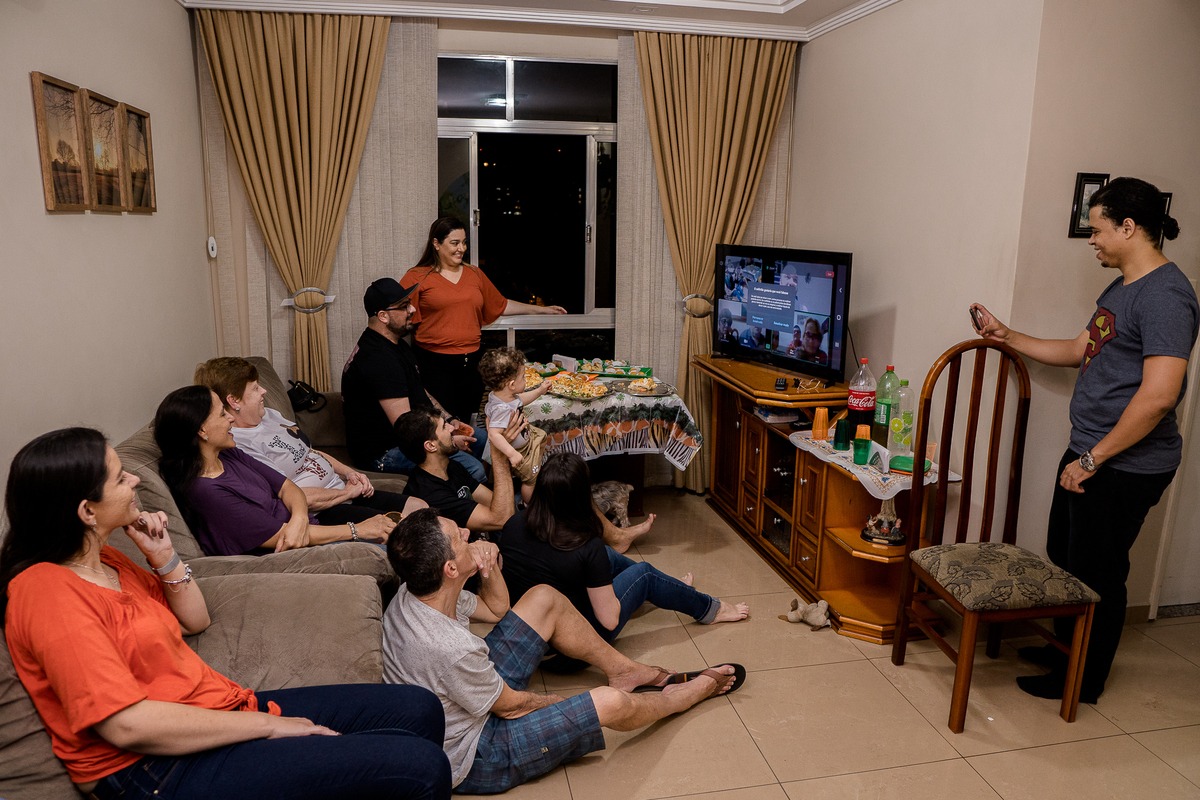 festa em casa online
