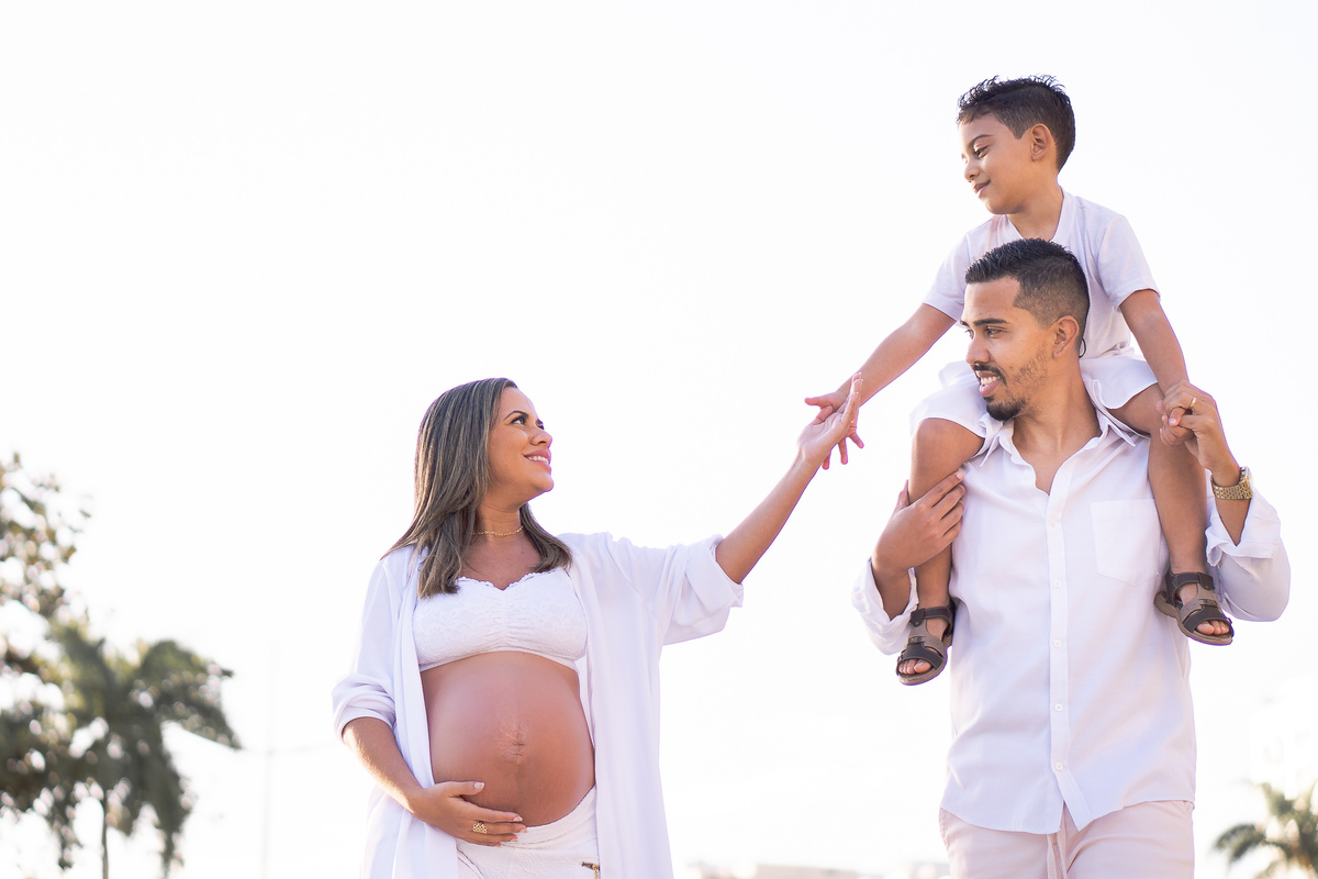 ENSAIO DE GESTANTE EM FAMILIA DIVERTIDO