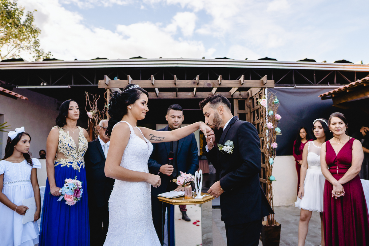 casamento ao ar livre