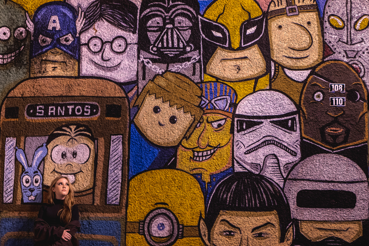 ensaio criativo de debutante