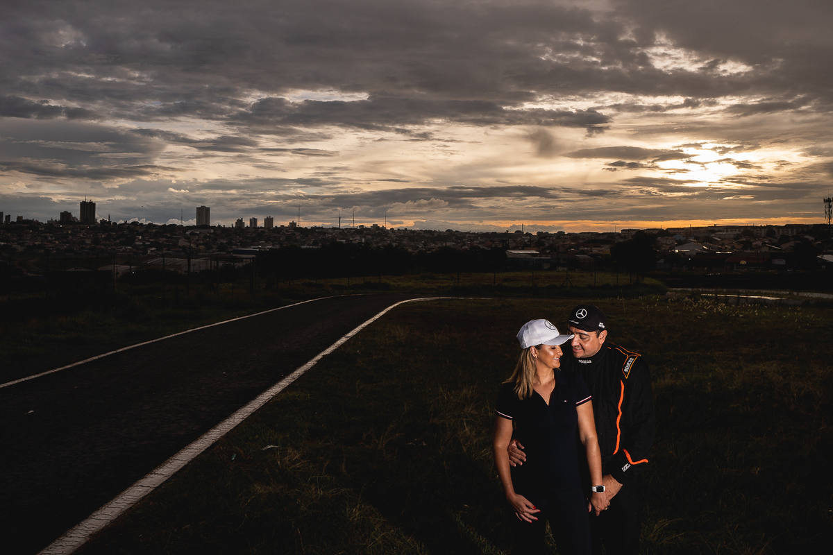 ensaio fotografico de casal no autodromo de londrina