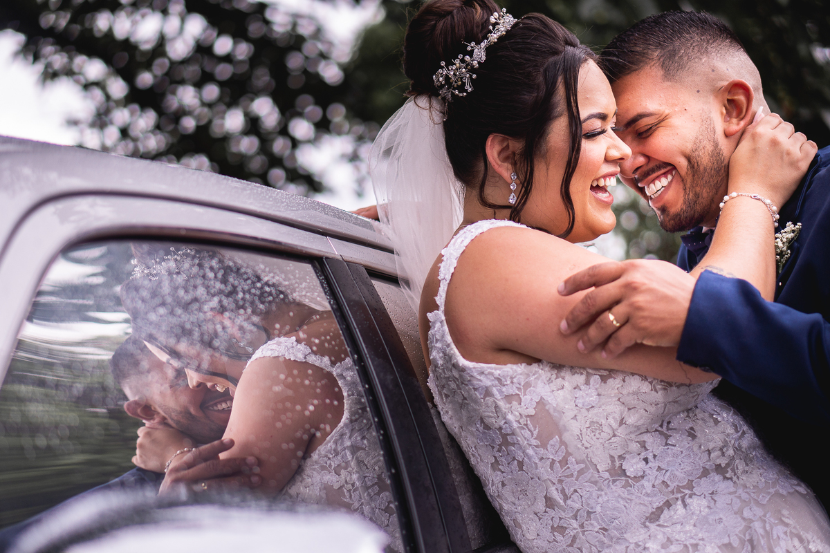 ENSAIO DE CASAMENTO COM CARRO
