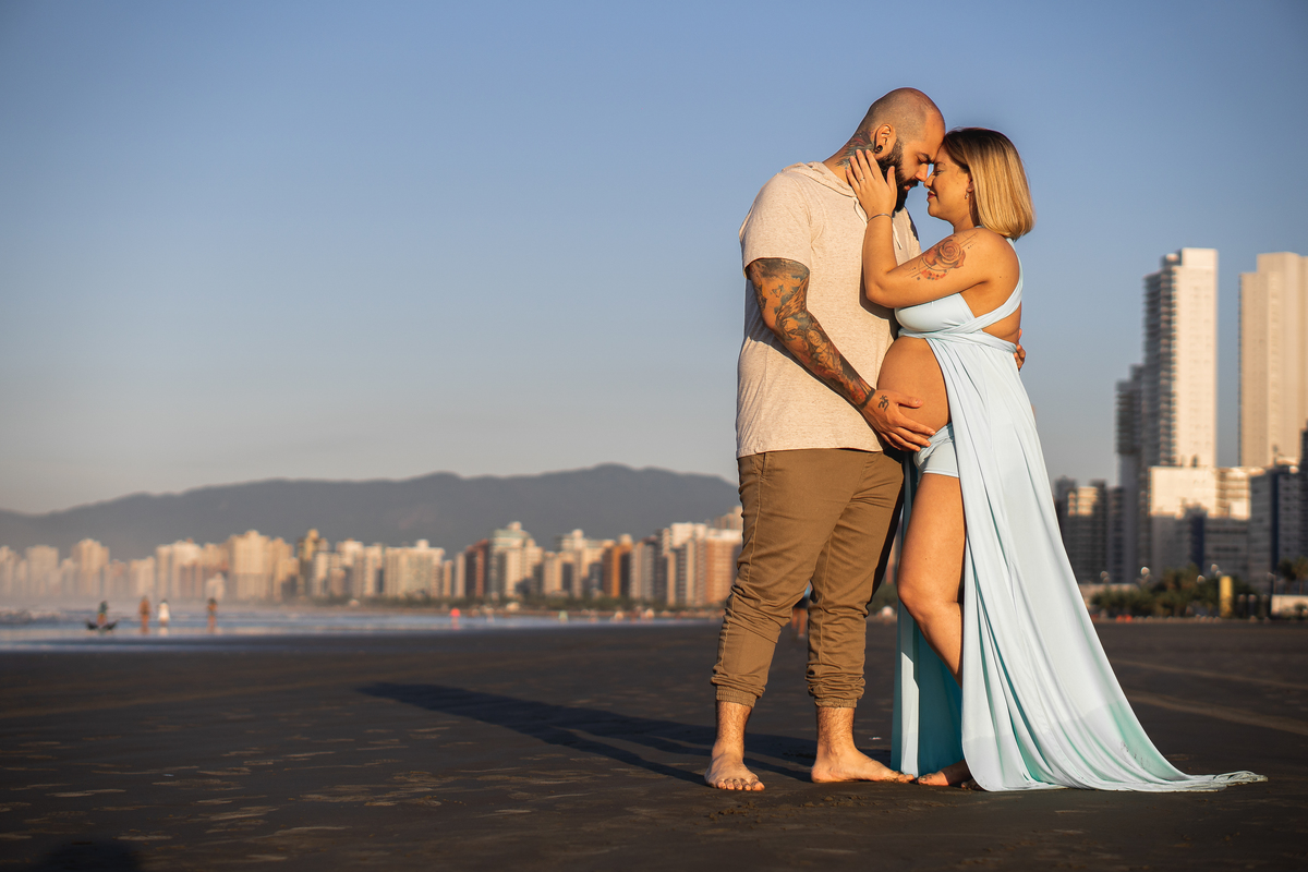 ENSAIO DE GESTANTE NA PRAIA