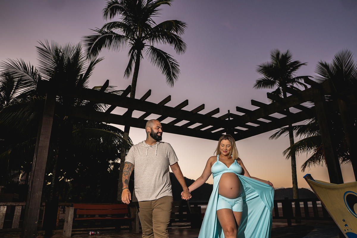 ENSAIO DE GESTANTE NA PRAIA