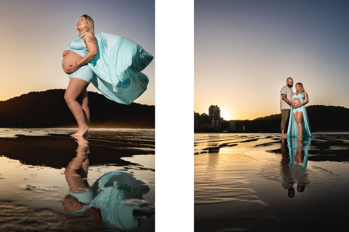 GRAVIDA NA PRAIA GRANDE