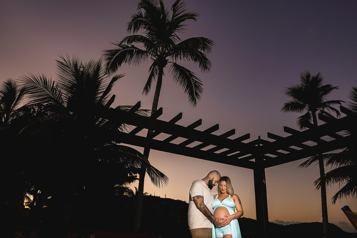 ENSAIO DE GESTANTE NA PRAIA GRANDE