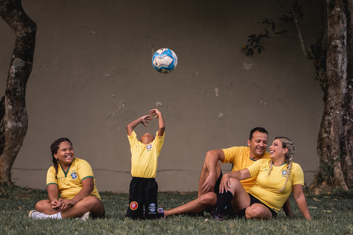 ENSAIO DE FAMILIA NA PRAIA GRANDE
