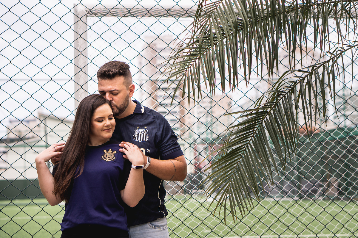 CASAL FANATICO POR FUTEBOL