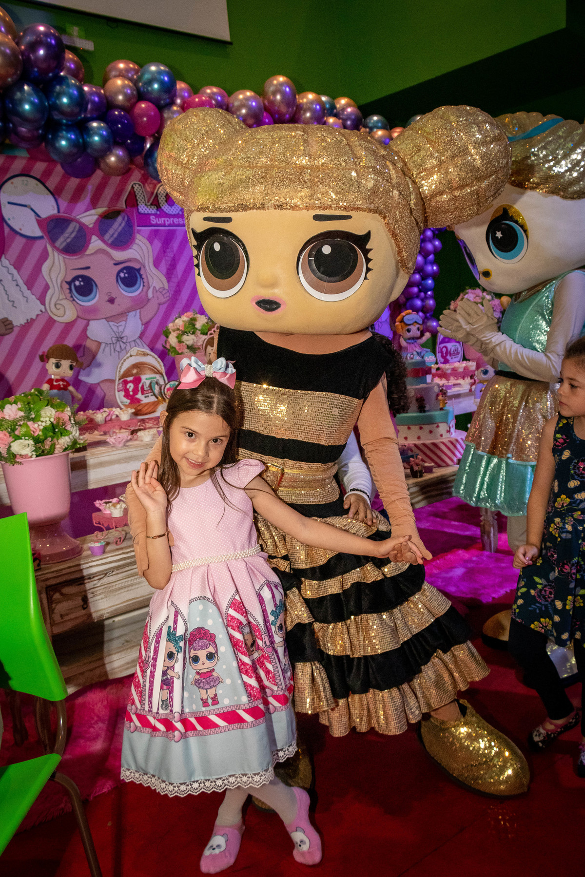 Festa infantil com o tema das bonecas LOL no salão de festas Casa X buffet infantil, que contou com os fotógrafos Daniel Moura e Patty Moura da Clique a Dois fotografia