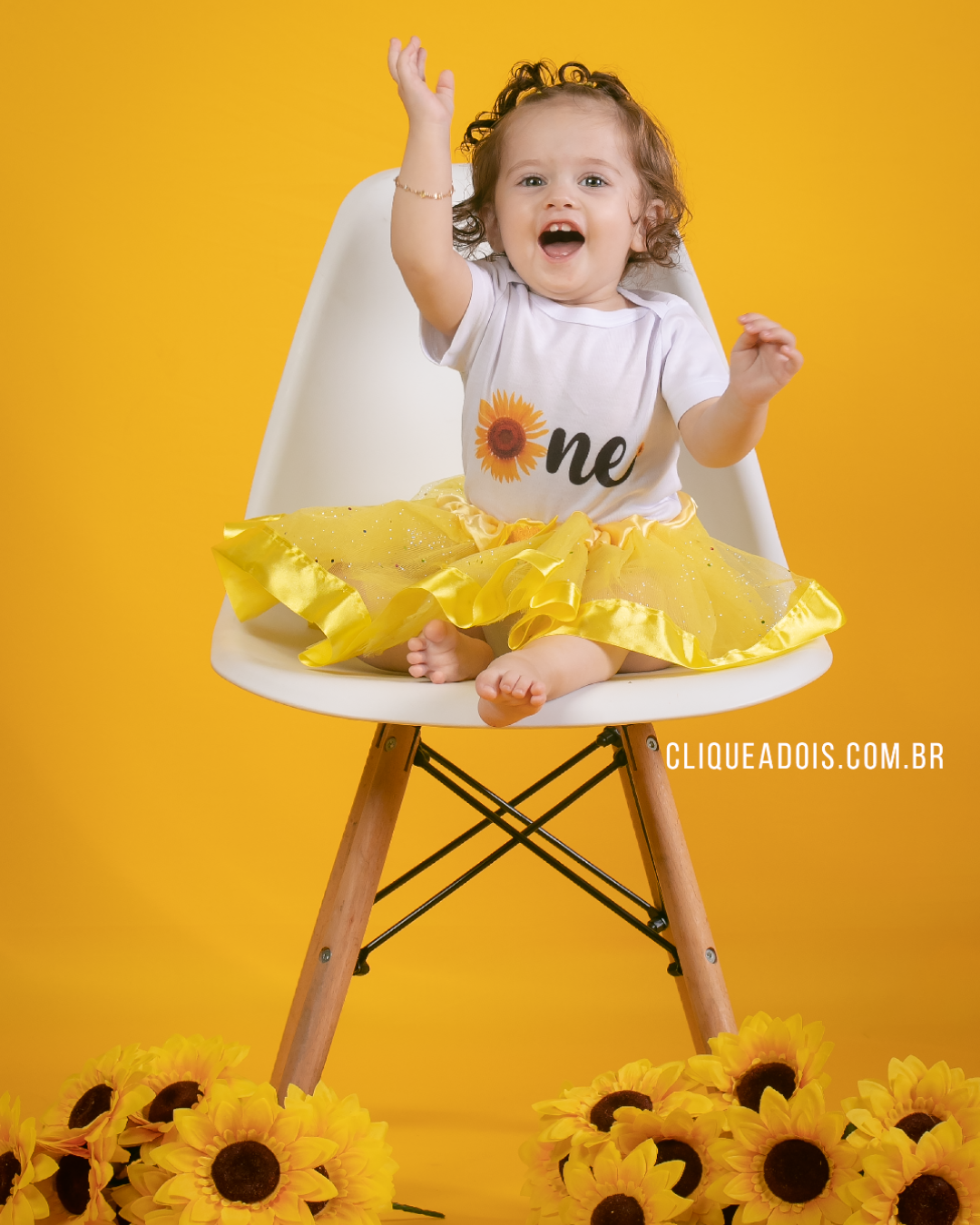 acompanhamento mensal de bebês, estúdio fotográfico em Poá, Clique a Dois fotografia, Ensaio fotográfico de família, book de bebes, Daniel Moura fotografo , Girassol, Ensaio de menina