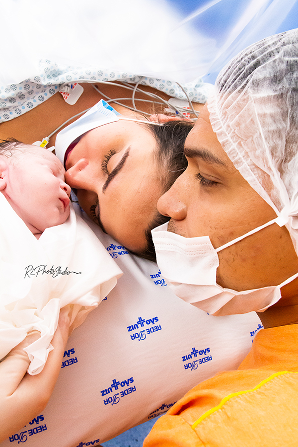 Foto do Bebe junto com papai e mamãe
