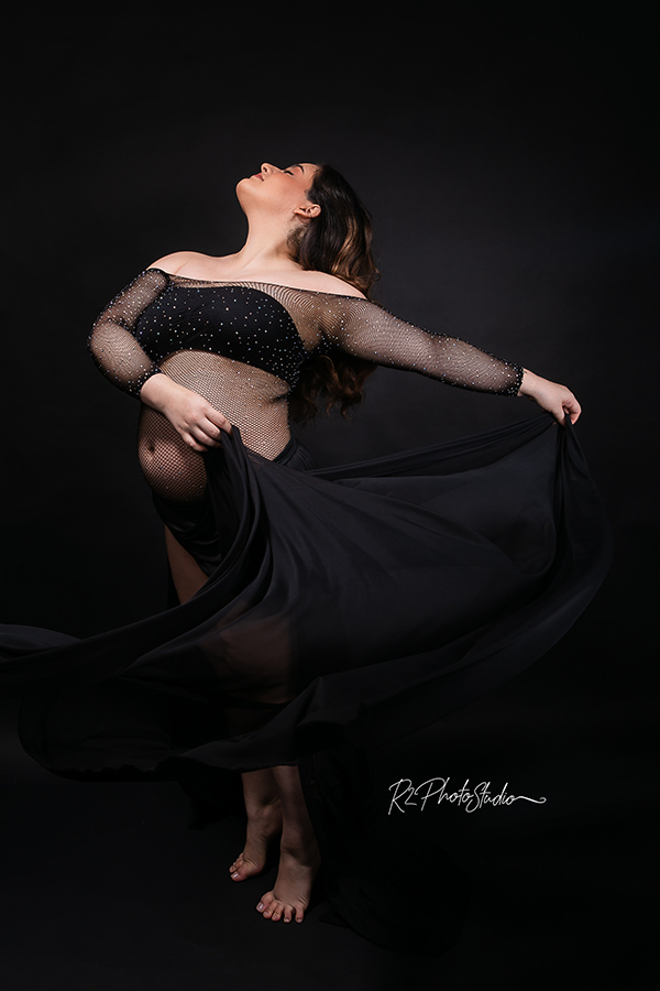 Foto de gestante bailarina