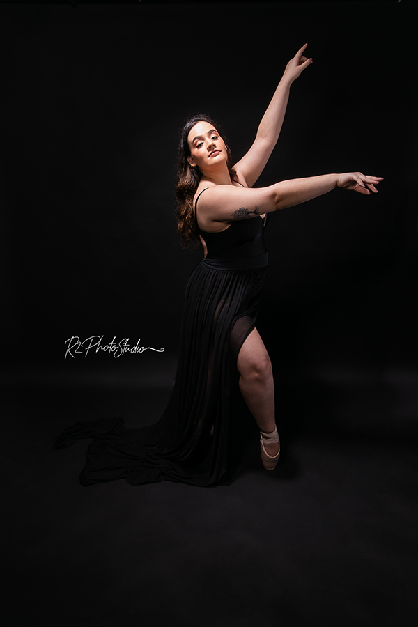 Foto de gestante bailarina