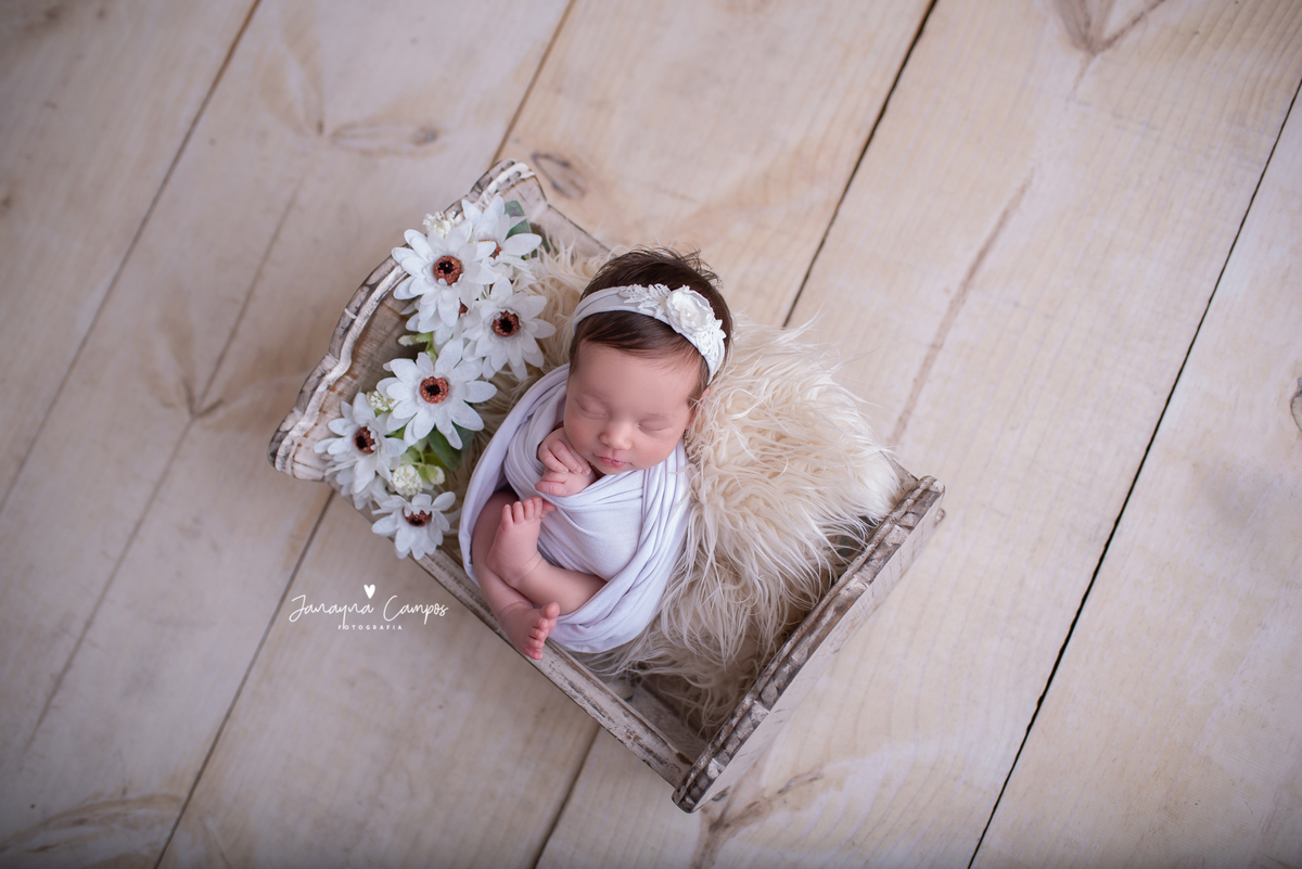 Ensaio newborn berçinho