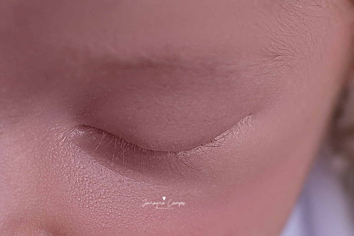 Newborn detalhes olhos