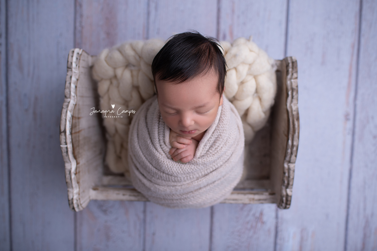 Ensaio newborn berçinho