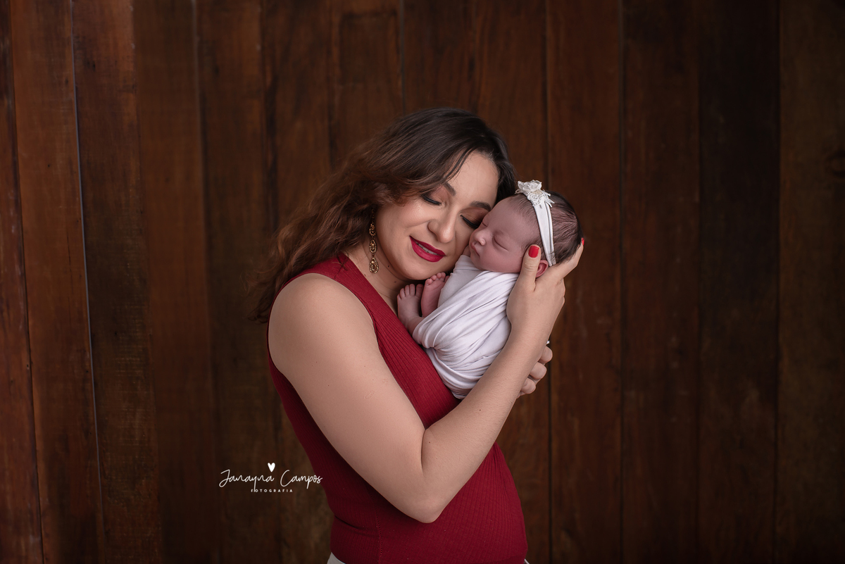 Ensaio newborn mamãe 