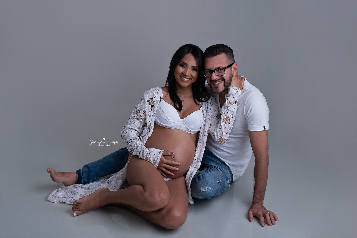 Ensaio gestante família