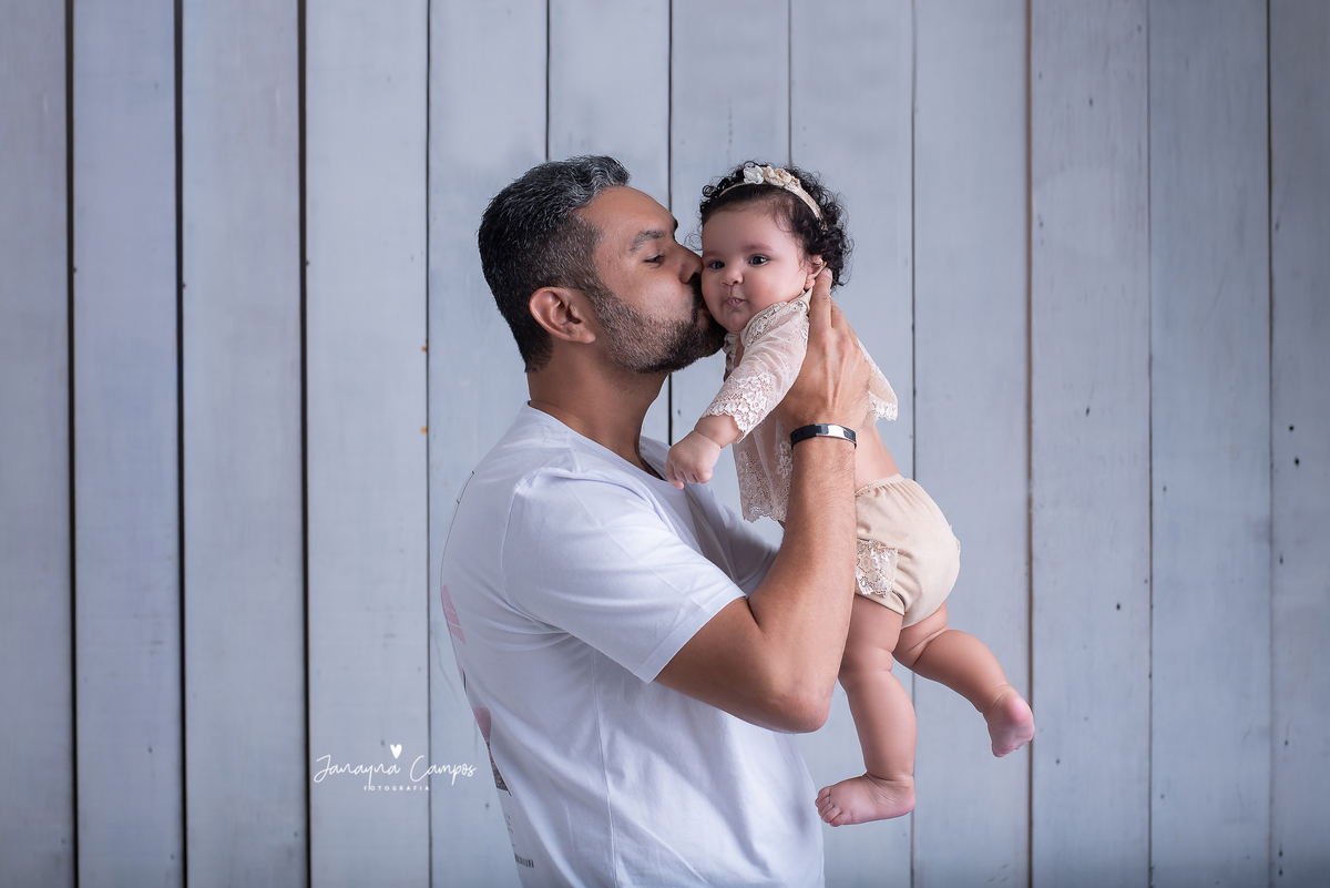 Acompanhamento menina 6 meses pai