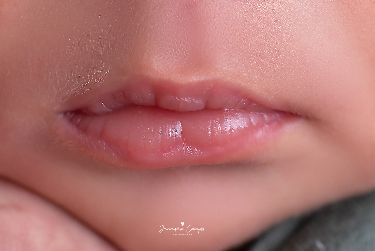 Newborn menino boca