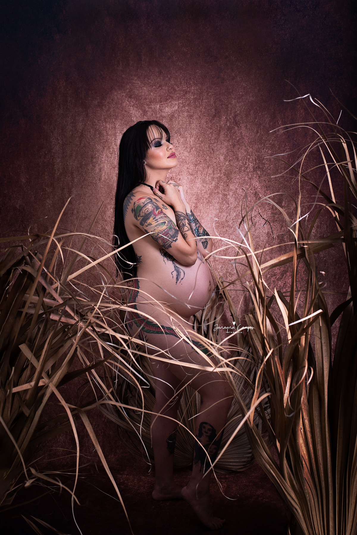 Ensaio gestante sensual