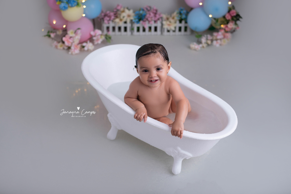 Banho smash the cake 