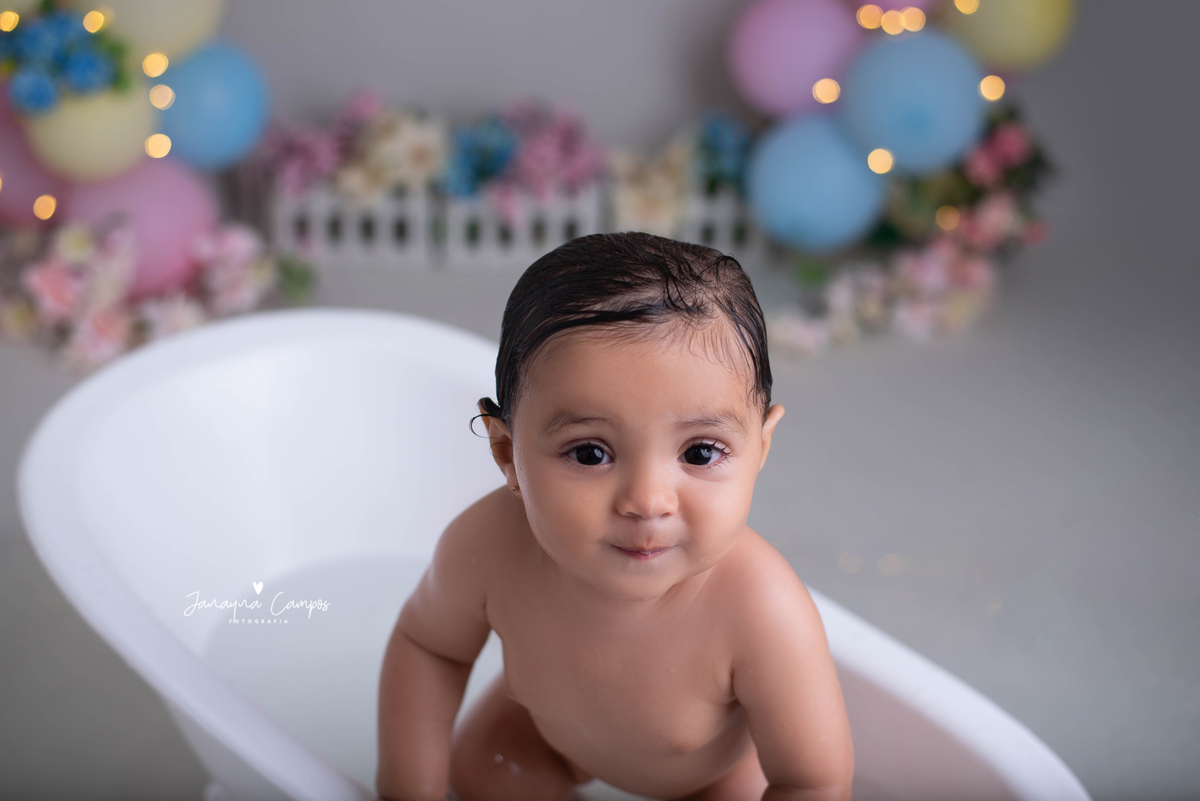 Smash the cake banho 