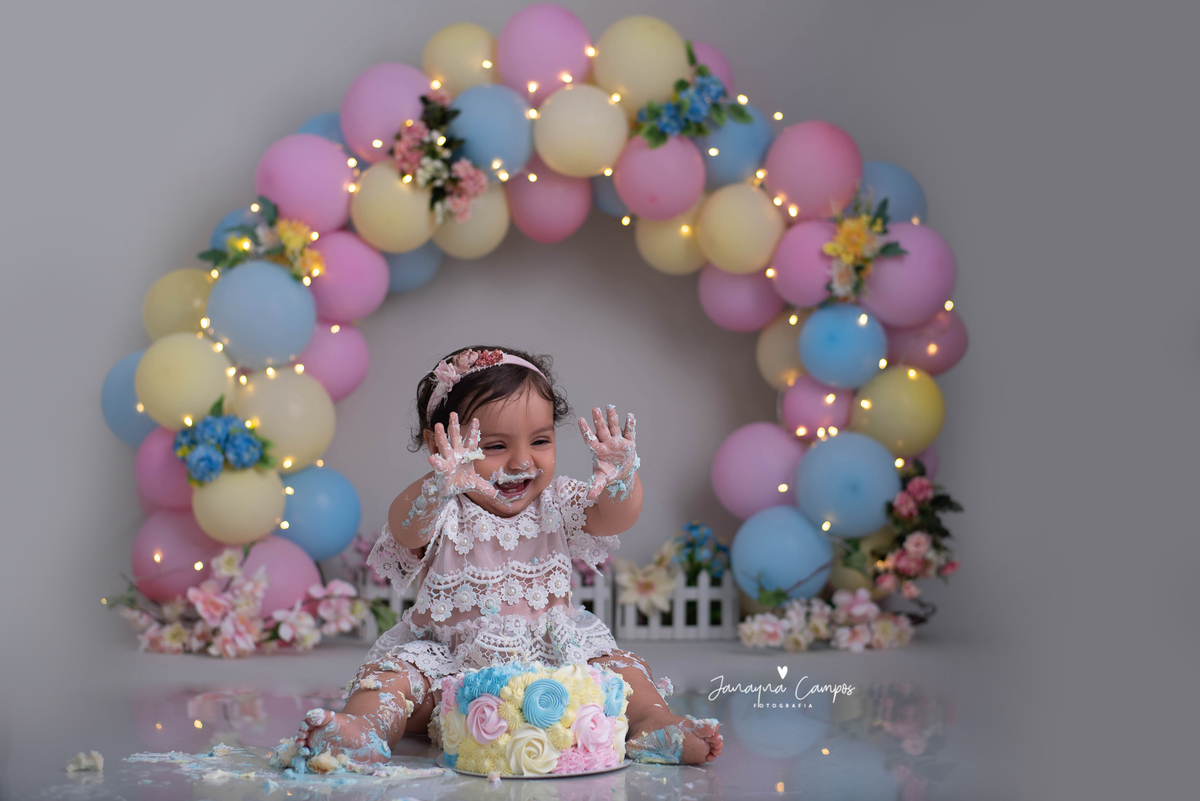 Smash the cake flores